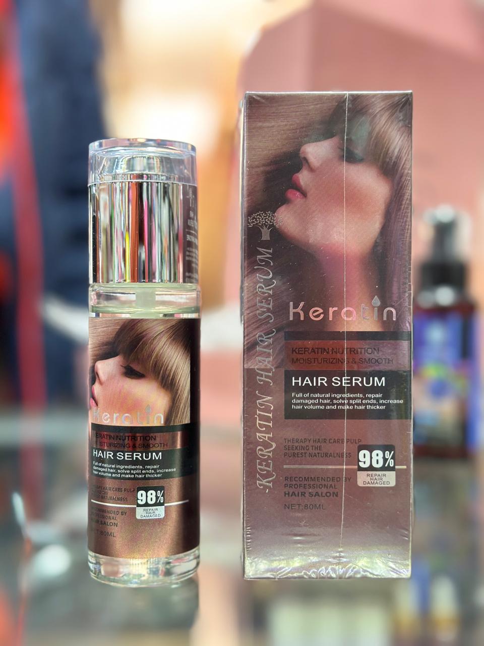 Argan Oil Sulfate Free Keratin Nutrition Salon Recommended Hair Serum