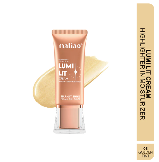 Maliao Lumi Lit Cream Highlighter and Moisturizer - Star Lit Shine for Radiant Glow