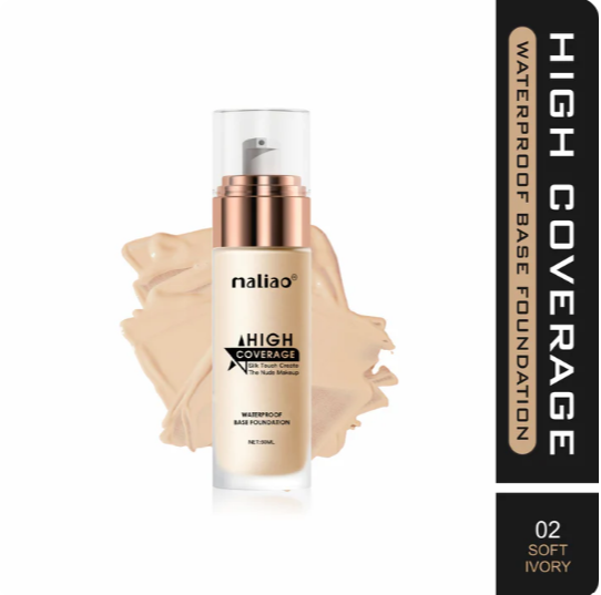 Maliao High Coverage Waterproof Base Foundation - Flawless All-Day Wear