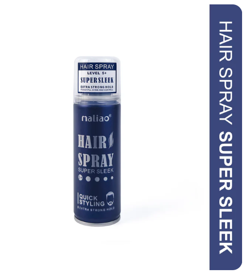 Maliao Hairspray Level 5+ – Super Sleek Extra Strong Hold with Powerful Shine and Control