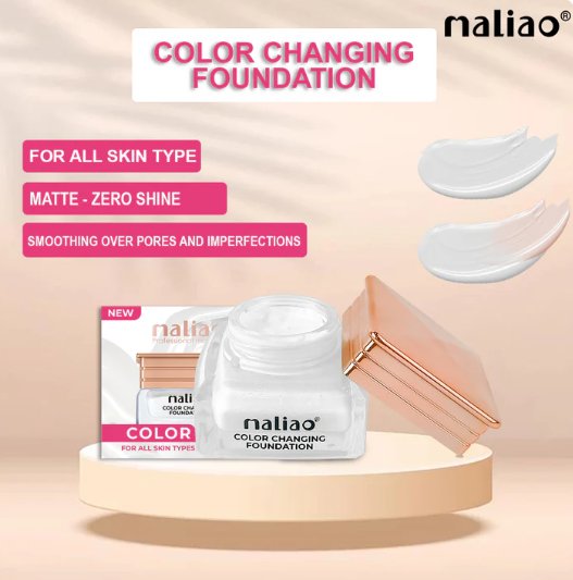 Maliao Color Changing Waterproof Foundation with Satin Finish - Long-Lasting Beauty