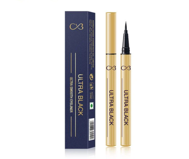 CVB Paris Ultra Black Eyeliner 2g Smooth Eyeliner, Waterproof Eyeliner