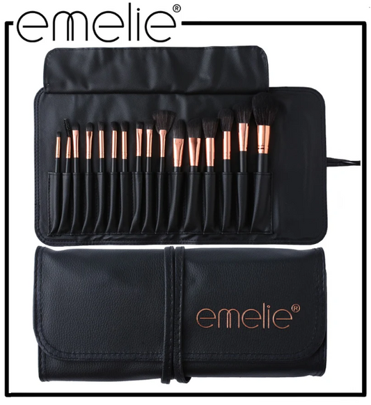 Makeup Brush Set, Emelie Makeup & High-Quality Brushes in a Convenient Pack